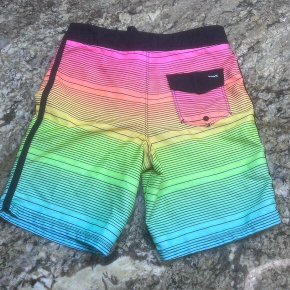 Hurley Shoreline Rainbow Striped Board Shorts - Picture 8 of 9